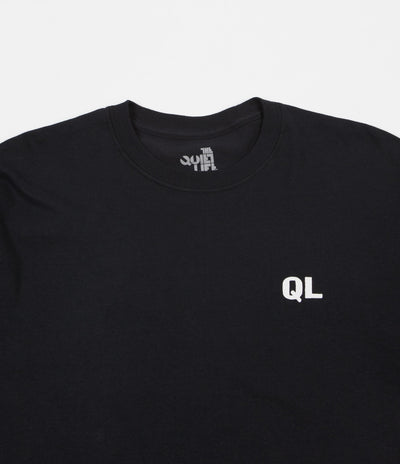 The Quiet Life Rose Long Sleeve T-Shirt - Black