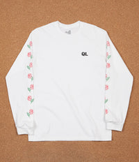 The Quiet Life Rose Long Sleeve T-Shirt - White