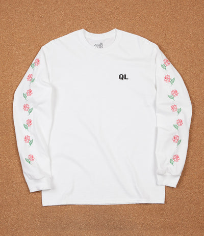 The Quiet Life Rose Long Sleeve T-Shirt - White