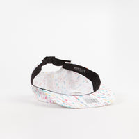 The Quiet Life Scribble 5 Panel Camper Cap - White thumbnail