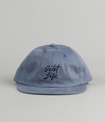 The Quiet Life Script Polo Cap - Blue