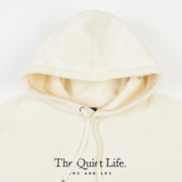 The Quiet Life Serif Embroidered Hoodie - Bone thumbnail