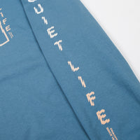 The Quiet Life Shatter Long Sleeve T-Shirt - Slate thumbnail