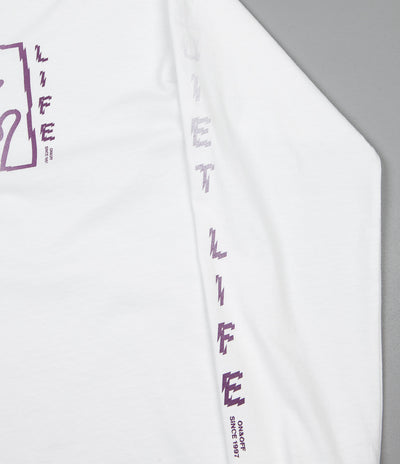 The Quiet Life Shatter Long Sleeve T-Shirt - White