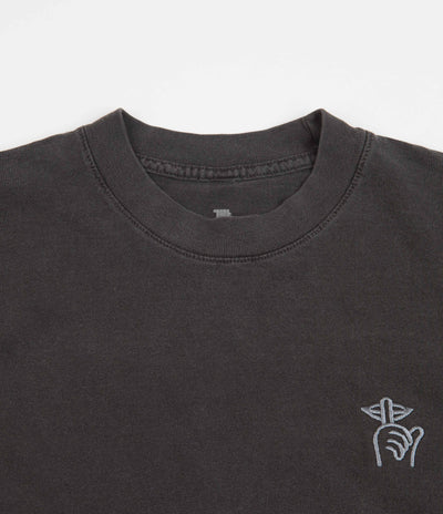 The Quiet Life Shhh Embroidery T-Shirt - Grey