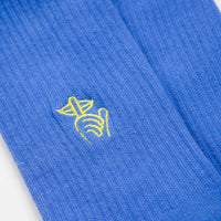 The Quiet Life Shhh Socks (3 Pair) - Periwinkle thumbnail