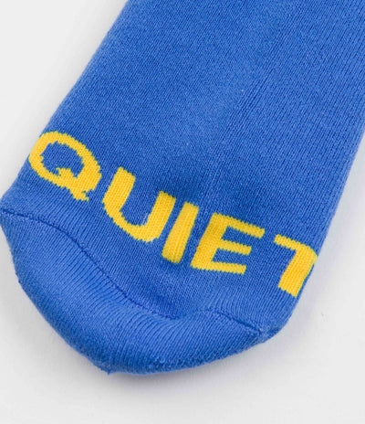 The Quiet Life Shhh Socks (3 Pair) - Periwinkle