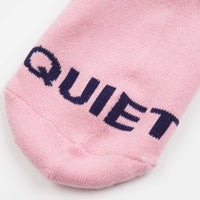 The Quiet Life Shhh Socks (3 Pair) - Pink thumbnail