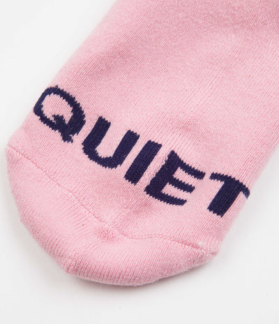 The Quiet Life Shhh Socks (3 Pair) - Pink