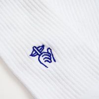 The Quiet Life Shhh Socks (3 Pair) - White thumbnail