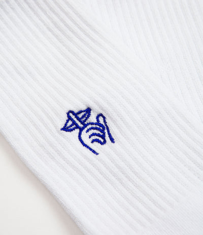 The Quiet Life Shhh Socks (3 Pair) - White