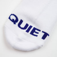 The Quiet Life Shhh Socks (3 Pair) - White thumbnail