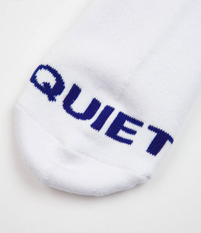 The Quiet Life Shhh Socks (3 Pair) - White