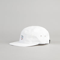 The Quiet Life Slant 5 Panel Cap - White thumbnail