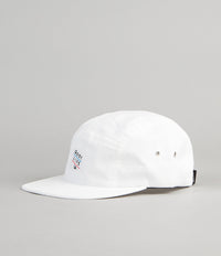 The Quiet Life Slant 5 Panel Cap - White