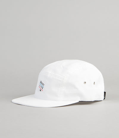 The Quiet Life Slant 5 Panel Cap - White