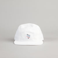 The Quiet Life Slant 5 Panel Cap - White thumbnail