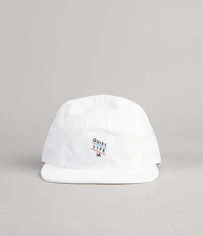 The Quiet Life Slant 5 Panel Cap - White