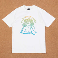 The Quiet Life Smoking Girl Gradient T-Shirt - White thumbnail