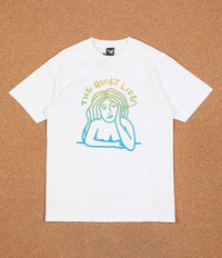 The Quiet Life Smoking Girl Gradient T-Shirt - White