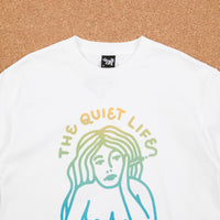 The Quiet Life Smoking Girl Gradient T-Shirt - White thumbnail