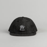 The Quiet Life Smoking Girl Polo Cap - Black Denim thumbnail