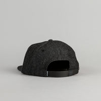 The Quiet Life Smoking Girl Polo Cap - Black Denim thumbnail