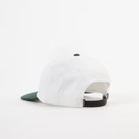 The Quiet Life Smoking Girl Polo Cap - White / Forest thumbnail