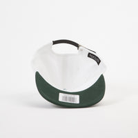 The Quiet Life Smoking Girl Polo Cap - White / Forest thumbnail