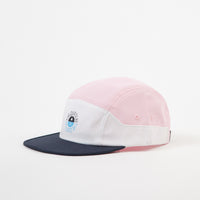 The Quiet Life Solar 7 Panel Cap - Pink / White / Navy thumbnail