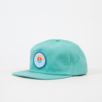 The Quiet Life Solar Relaxed Snapback Cap - Aqua thumbnail