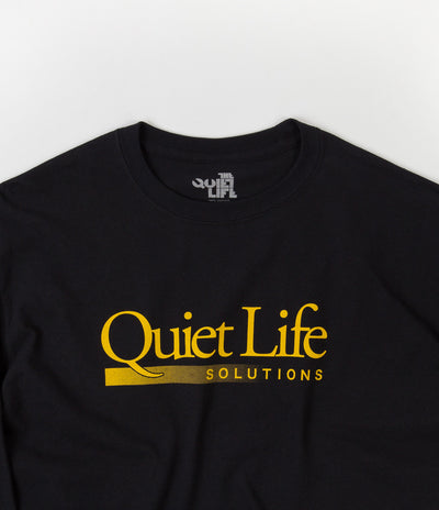 The Quiet Life Solutions Long Sleeve T-Shirt - Black