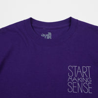 The Quiet Life Start Making Sense Long Sleeve T-Shirt - Purple thumbnail