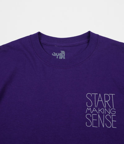 The Quiet Life Start Making Sense Long Sleeve T-Shirt - Purple