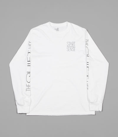 The Quiet Life Start Making Sense Long Sleeve T-Shirt - White