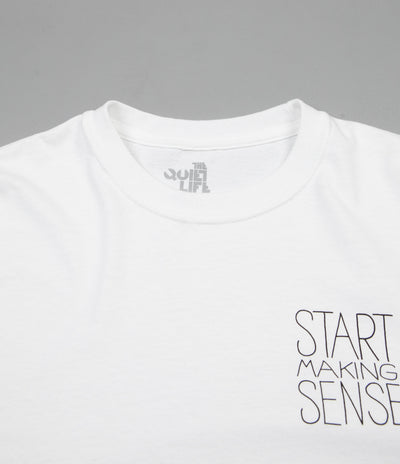 The Quiet Life Start Making Sense Long Sleeve T-Shirt - White