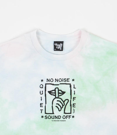 The Quiet Life Static Shhh T-Shirt - Tie Dye