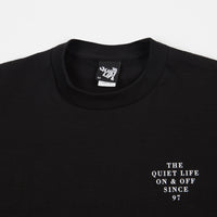 The Quiet Life Stretched Out T-Shirt - Black thumbnail