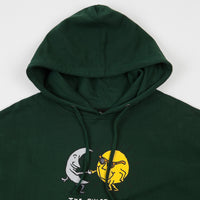 The Quiet Life Sun & Moon Hoodie - Hunter Green thumbnail