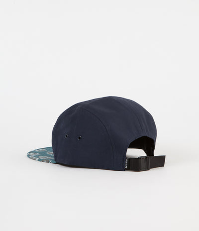 The Quiet Life Vase 5 Panel Cap - Blue Upper / Print Bill