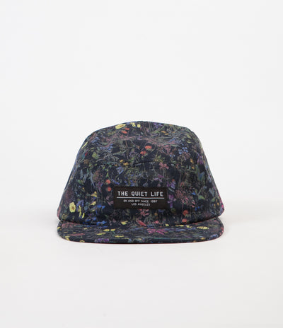 The Quiet Life Wild Wood 5 Panel Camper Cap - Floral