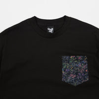 The Quiet Life Wild Wood Pocket T-Shirt - Black thumbnail