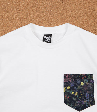 The Quiet Life Wild Wood Pocket T-Shirt - White