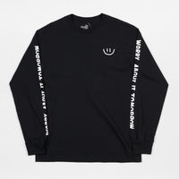 The Quiet Life Worry Long Sleeve T-Shirt - Black thumbnail