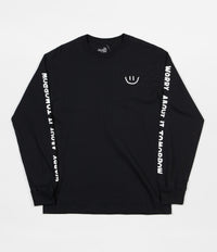 The Quiet Life Worry Long Sleeve T-Shirt - Black