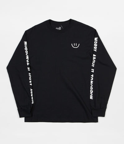 The Quiet Life Worry Long Sleeve T-Shirt - Black