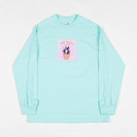 The Quiet Life Yawn Plant Long Sleeve T-Shirt - Mint thumbnail