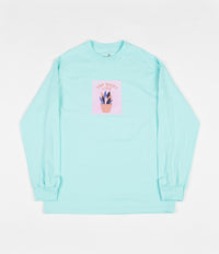 The Quiet Life Yawn Plant Long Sleeve T-Shirt - Mint