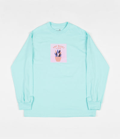 The Quiet Life Yawn Plant Long Sleeve T-Shirt - Mint