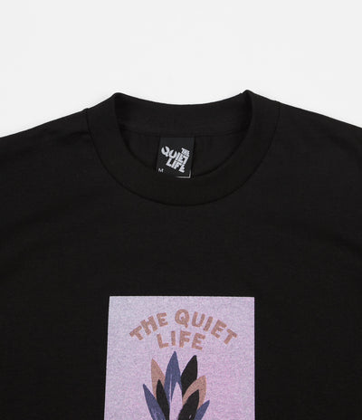 The Quiet Life Yawn Plant T-Shirt - Black